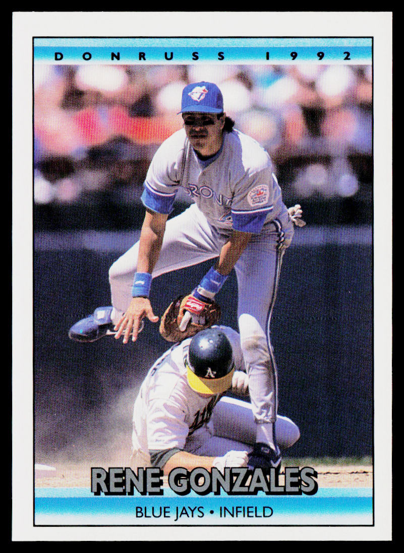 Rene Gonzales 1992 Donruss #274 Toronto Blue Jays