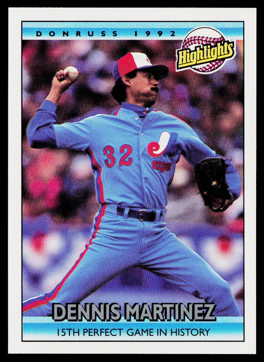Dennis Martinez 1992 Donruss #276 Montreal Expos