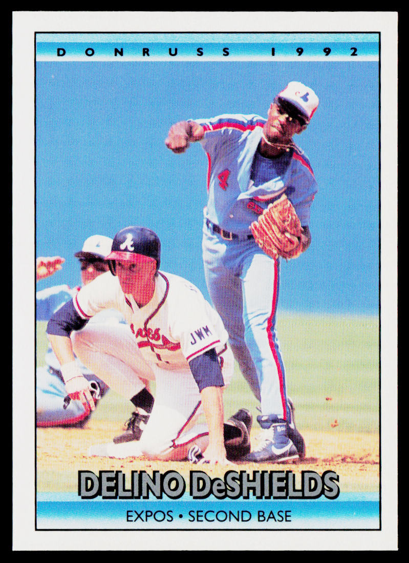 Delino DeShields 1992 Donruss #277 Montreal Expos