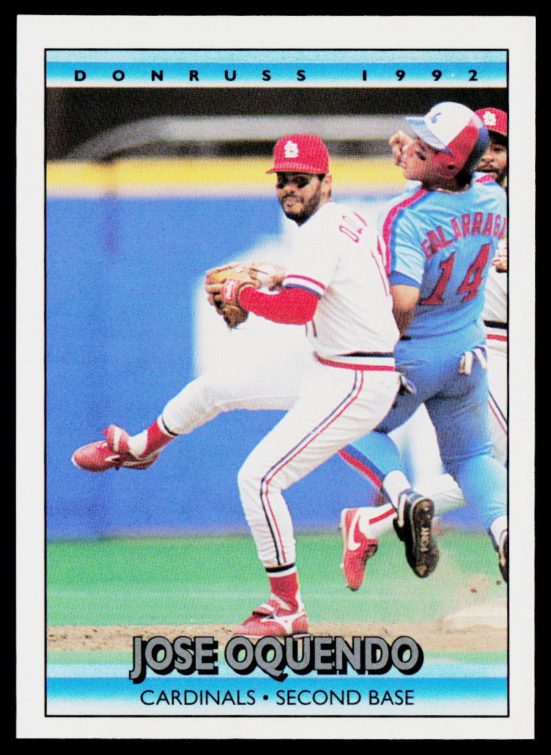 Jose Oquendo 1992 Donruss #280 St. Louis Cardinals