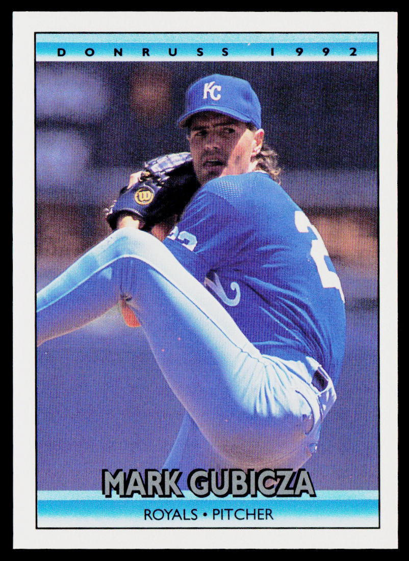 Mark Gubicza 1992 Donruss #282b Kansas City Royals