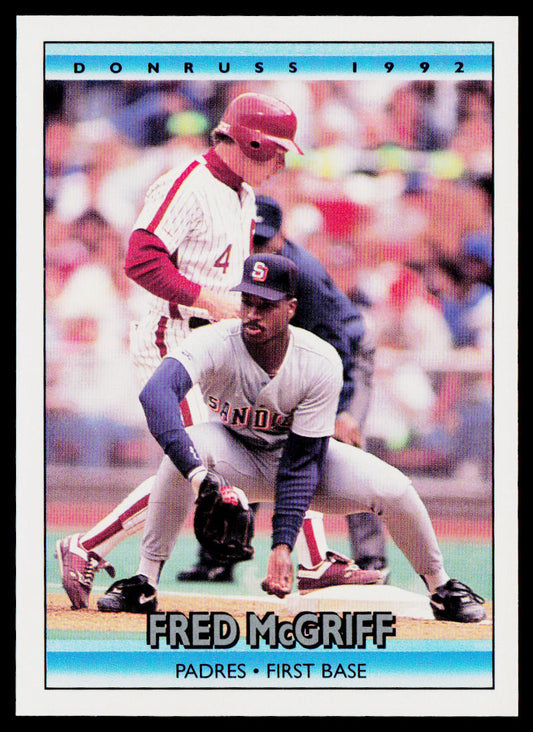 Fred McGriff 1992 Donruss #283b San Diego Padres