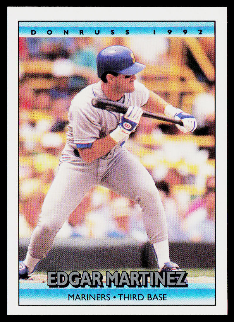 Edgar Martinez 1992 Donruss #286b Seattle Mariners