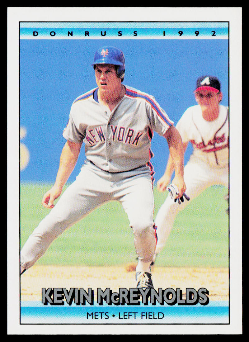 Kevin McReynolds 1992 Donruss #288b New York Mets