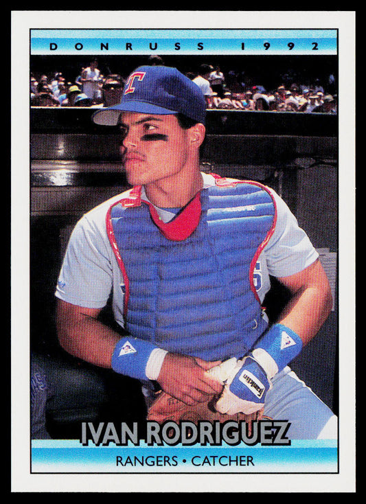 Ivan Rodriguez 1992 Donruss #289 Texas Rangers