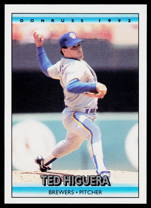 Ted Higuera 1992 Donruss #294 Milwaukee Brewers