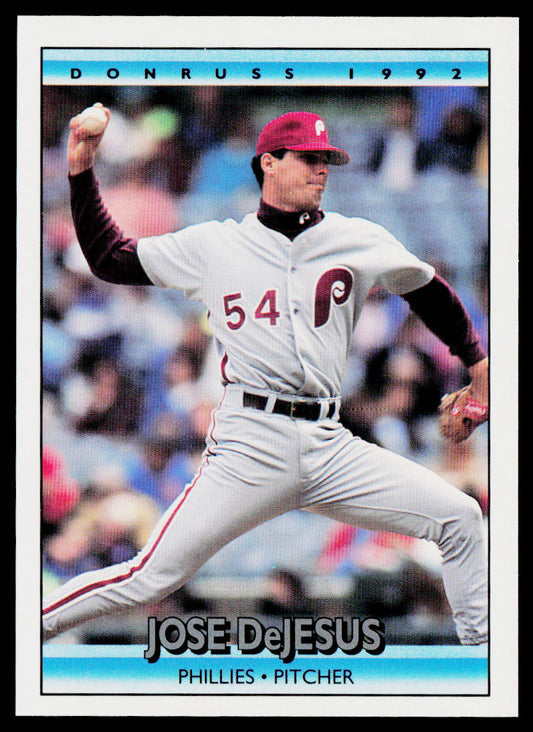 Jose DeJesus 1992 Donruss #300b Philadelphia Phillies