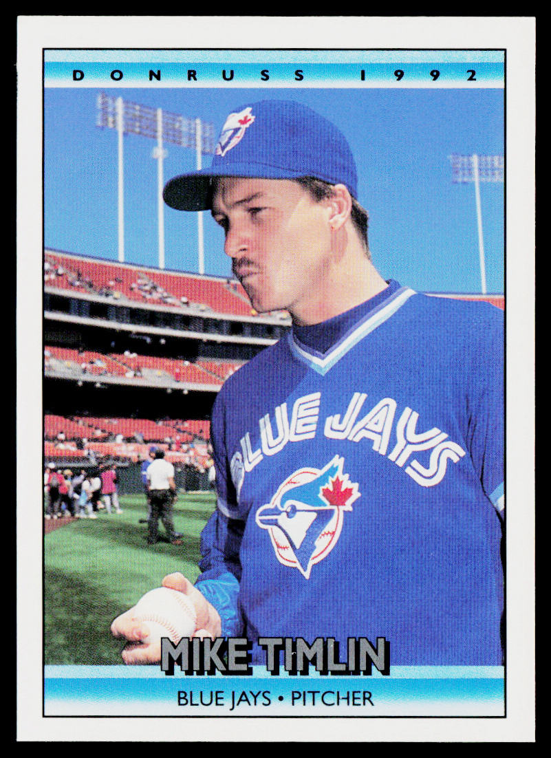 Mike Timlin 1992 Donruss #301b Toronto Blue Jays