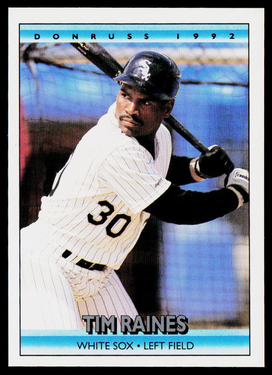 Tim Raines 1992 Donruss #312 Chicago White Sox