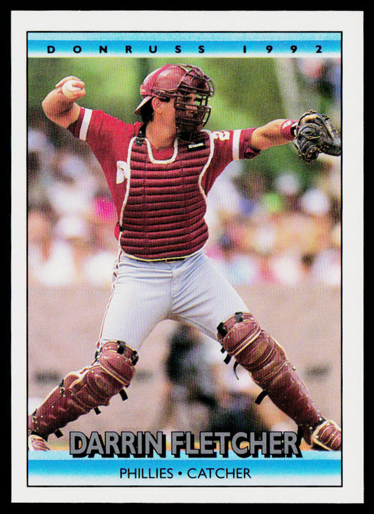 Darrin Fletcher 1992 Donruss #319 Philadelphia Phillies