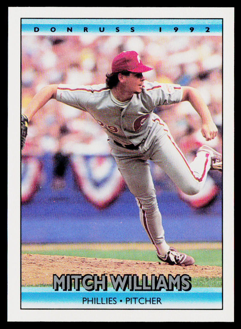 Mitch Williams 1992 Donruss #353 Philadelphia Phillies