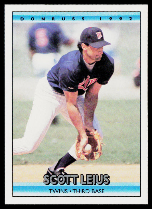Scott Leius 1992 Donruss #359b Minnesota Twins
