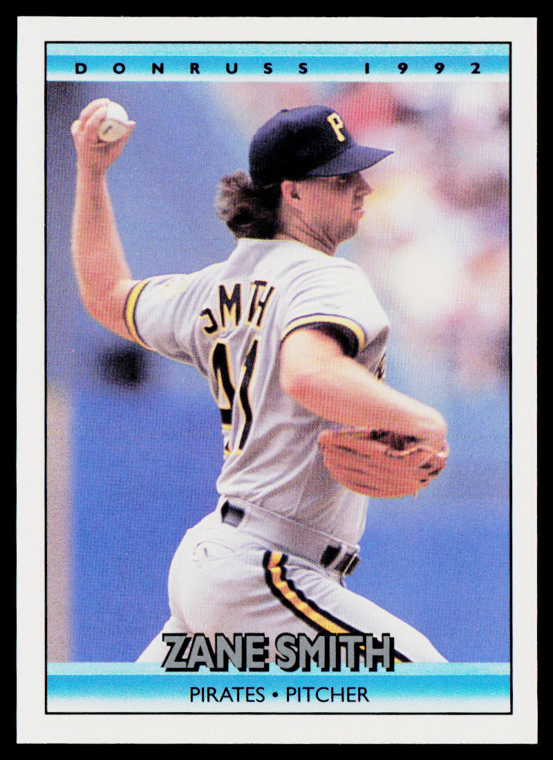Zane Smith 1992 Donruss #360 Pittsburgh Pirates