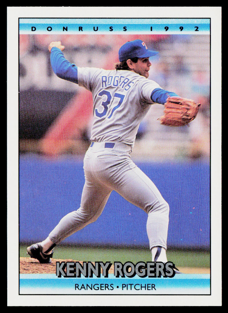 Kenny Rogers 1992 Donruss #368 Texas Rangers