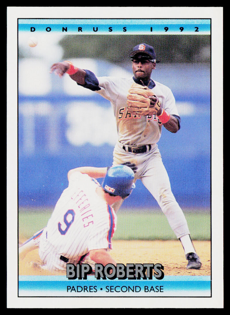 Bip Roberts 1992 Donruss #371b San Diego Padres