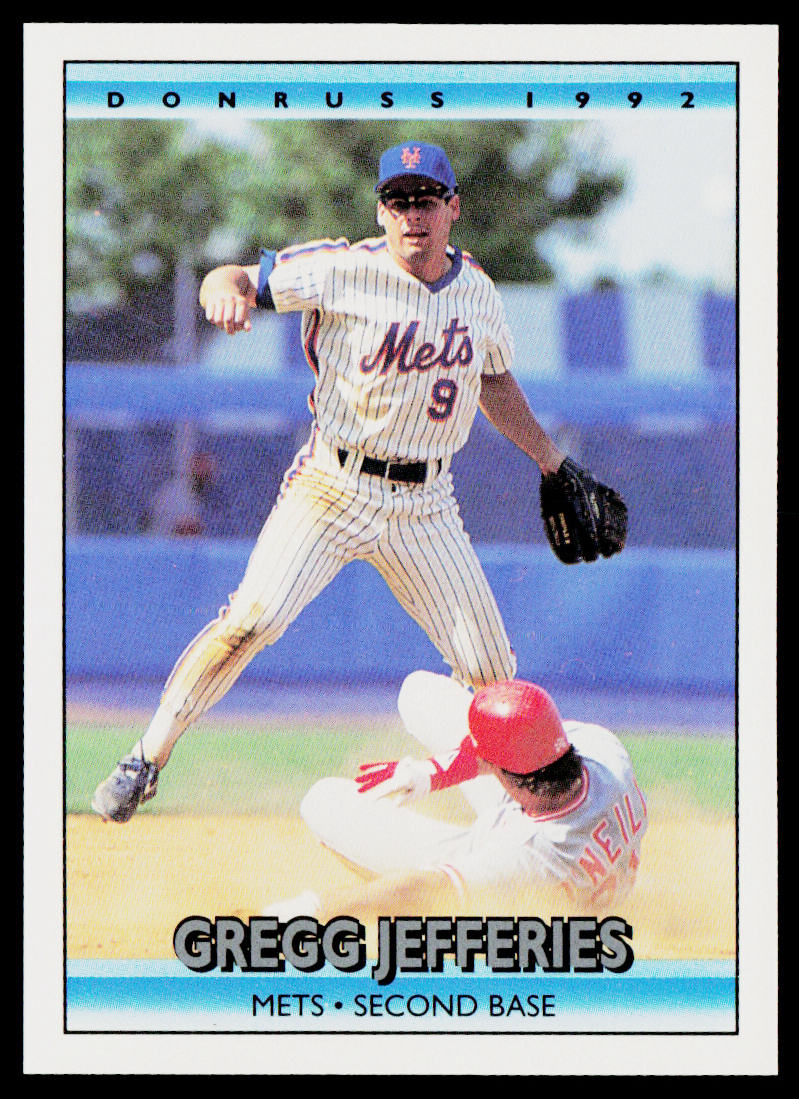 Gregg Jefferies 1992 Donruss #372b New York Mets