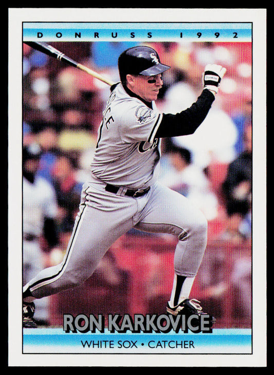 Ron Karkovice 1992 Donruss #374 Chicago White Sox