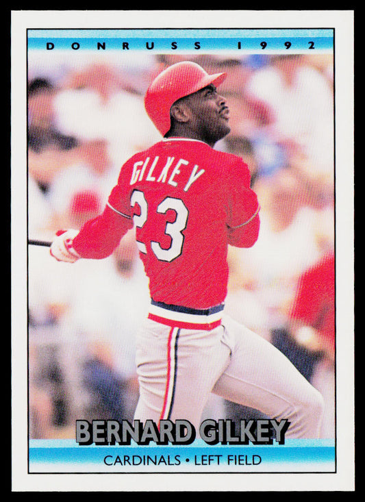 Bernard Gilkey 1992 Donruss #376b St. Louis Cardinals
