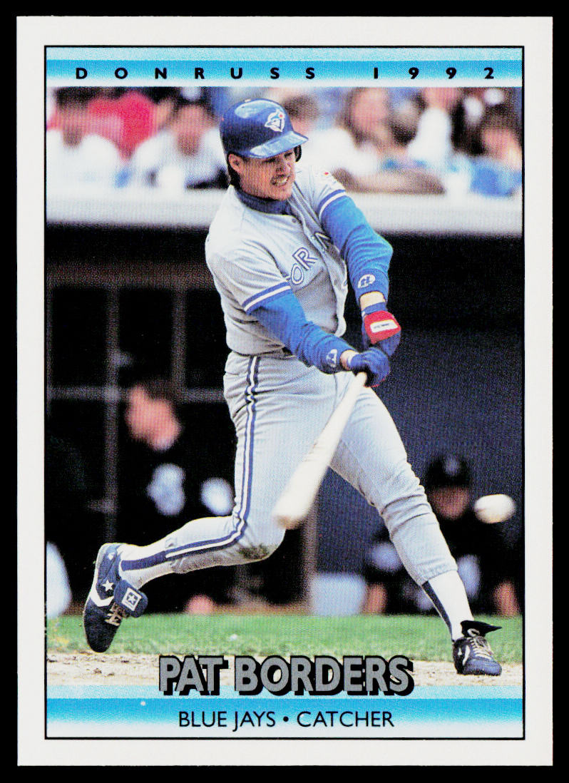 Pat Borders 1992 Donruss #379b Toronto Blue Jays
