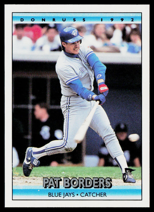 Pat Borders 1992 Donruss #379b Toronto Blue Jays