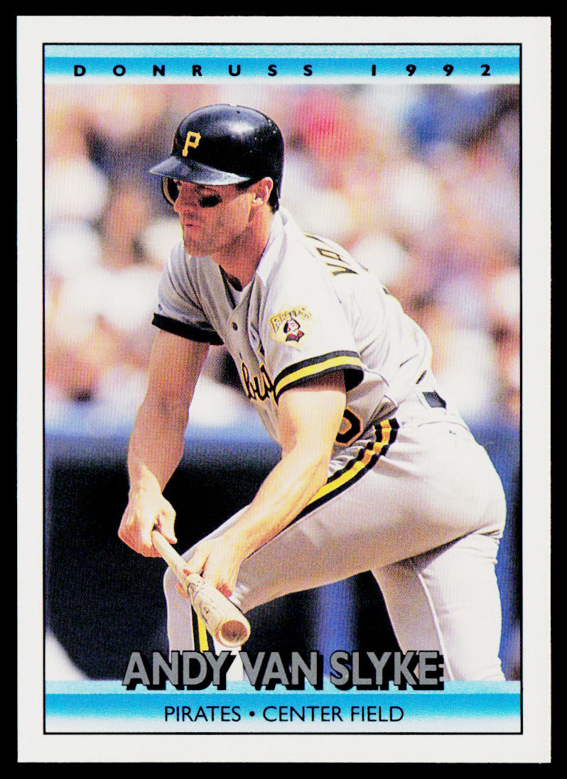 Andy Van Slyke 1992 Donruss #383b Pittsburgh Pirates