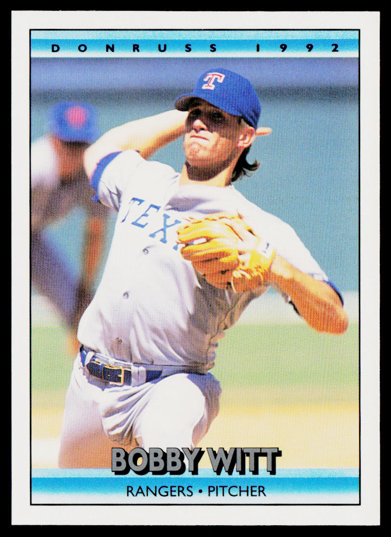 Bobby Witt 1992 Donruss #391b Texas Rangers