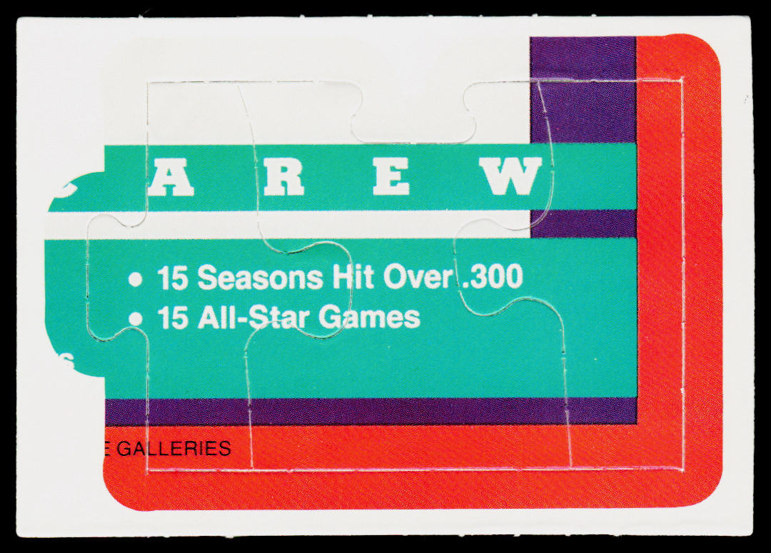 Rod Carew 1992 Donruss Rod Carew Puzzle #61-63 Minnesota Twins