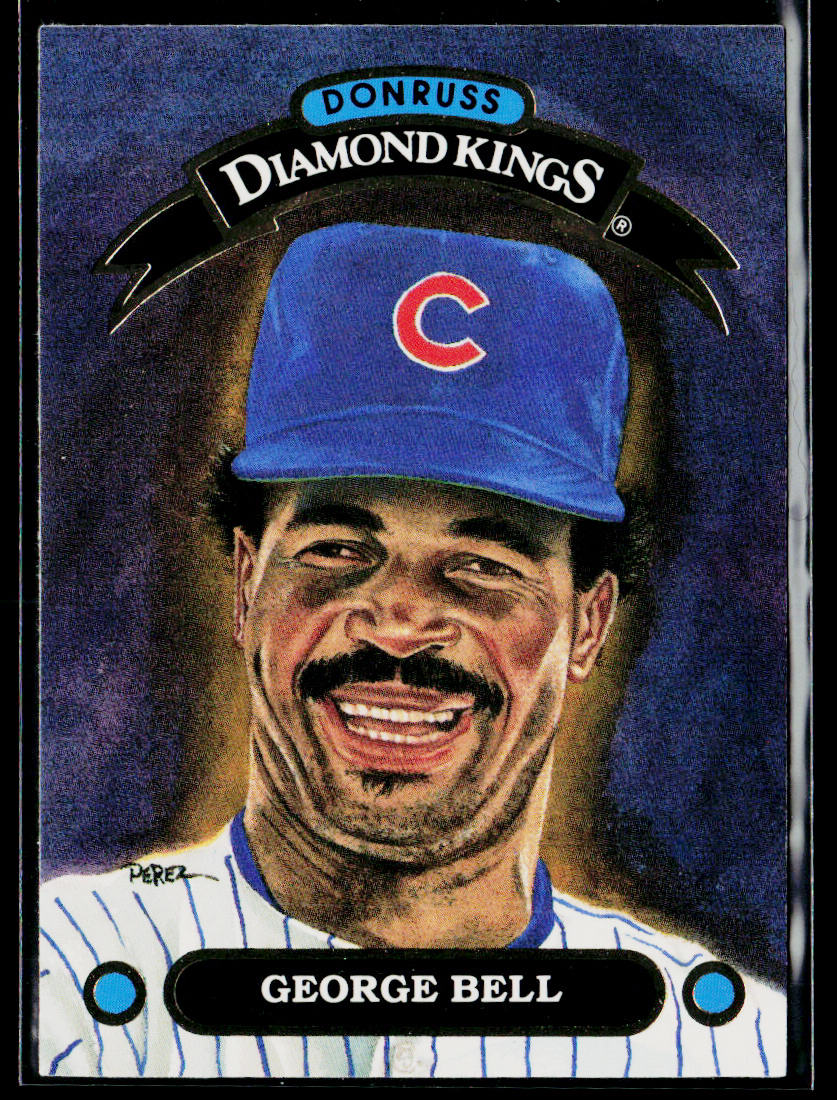 George Bell 1992 Donruss Diamond Kings #DK-7 Chicago Cubs