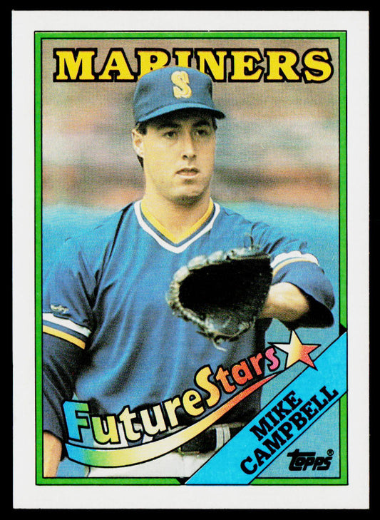 Mike Campbell 1988 Topps #246 RC Seattle Mariners