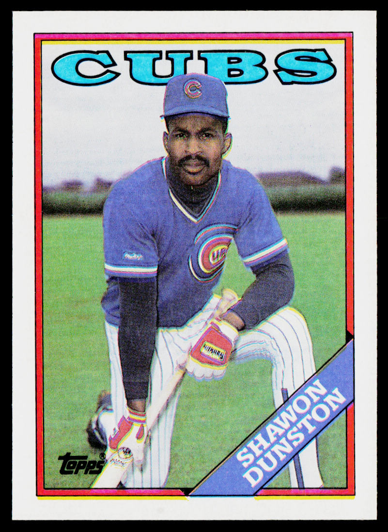 Shawon Dunston 1988 Topps #695 Chicago Cubs
