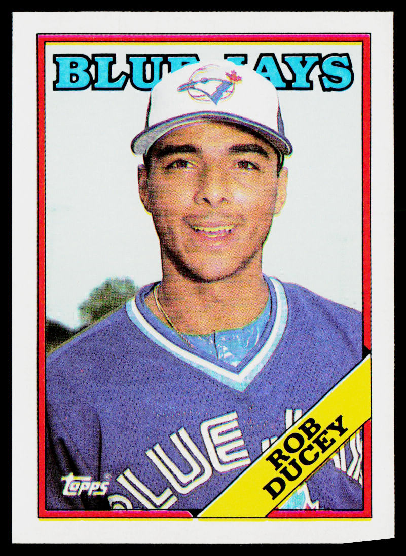 Rob Ducey 1988 Topps #438 RC Toronto Blue Jays