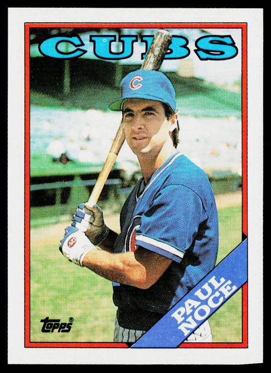 Paul Noce 1988 Topps #542 Chicago Cubs