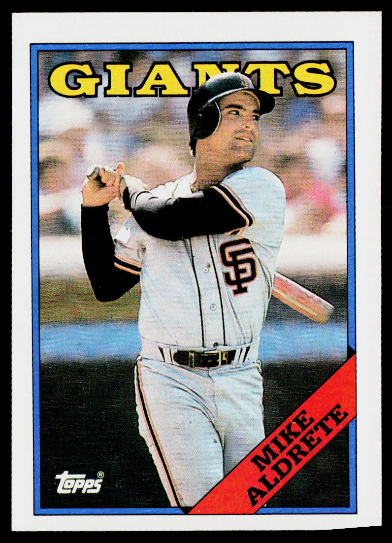Mike Aldrete 1988 Topps #602 San Francisco Giants