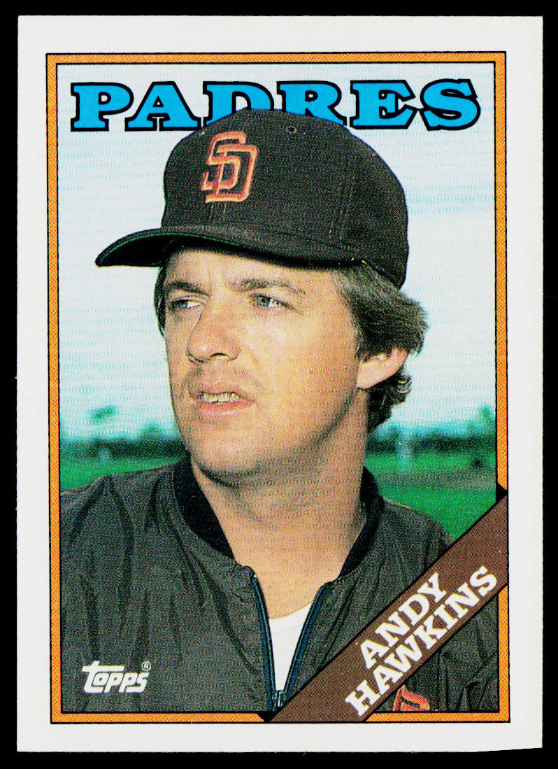 Andy Hawkins 1988 Topps #9 San Diego Padres