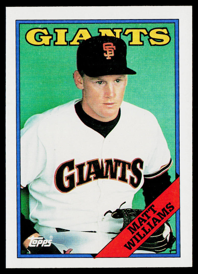 Matt Williams 1988 Topps #372 RC San Francisco Giants