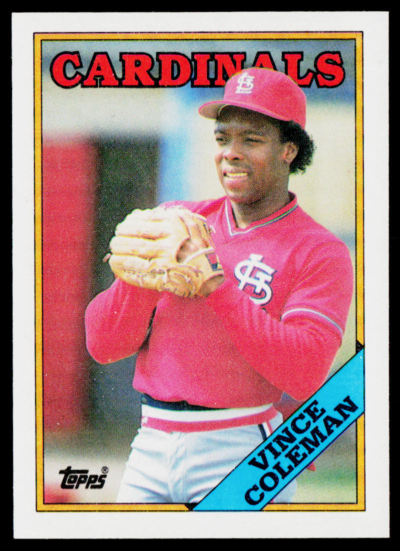 Vince Coleman 1988 Topps #260 St. Louis Cardinals