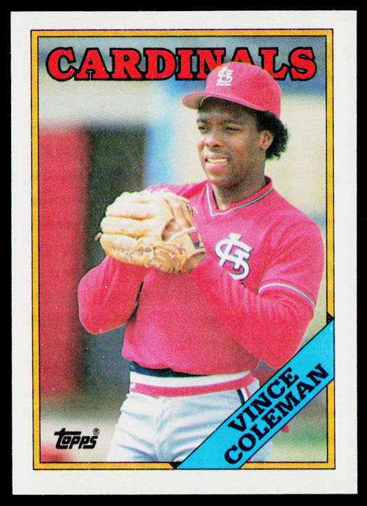 Vince Coleman 1988 Topps #260 St. Louis Cardinals