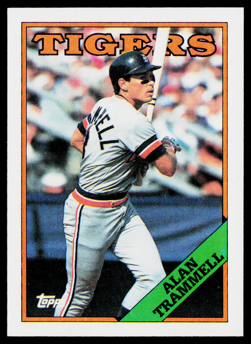 Alan Trammell 1988 Topps #320 Detroit Tigers