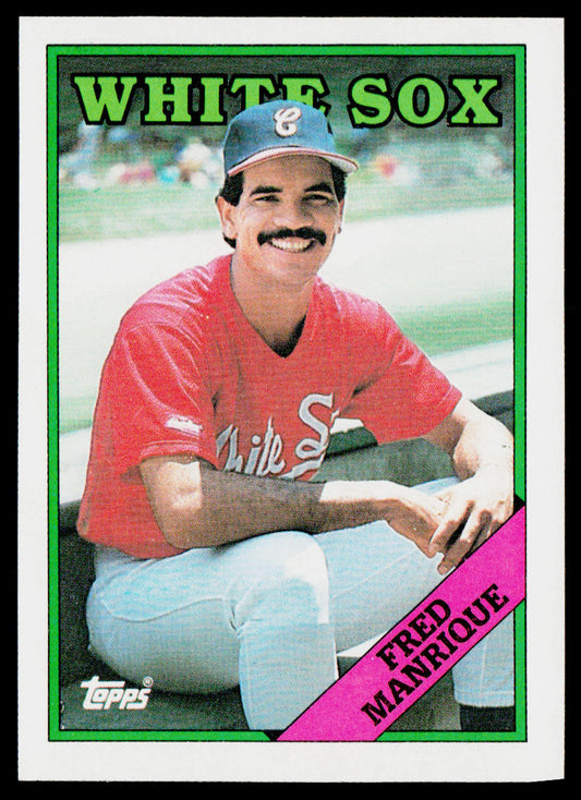 Fred Manrique 1988 Topps #437 Chicago White Sox