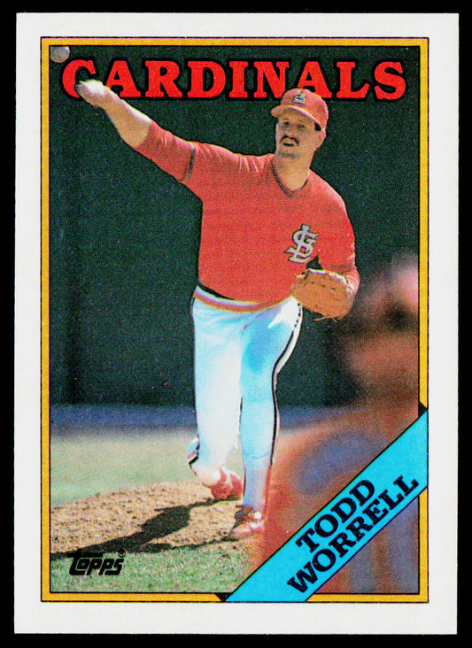 Todd Worrell 1988 Topps #715 St. Louis Cardinals