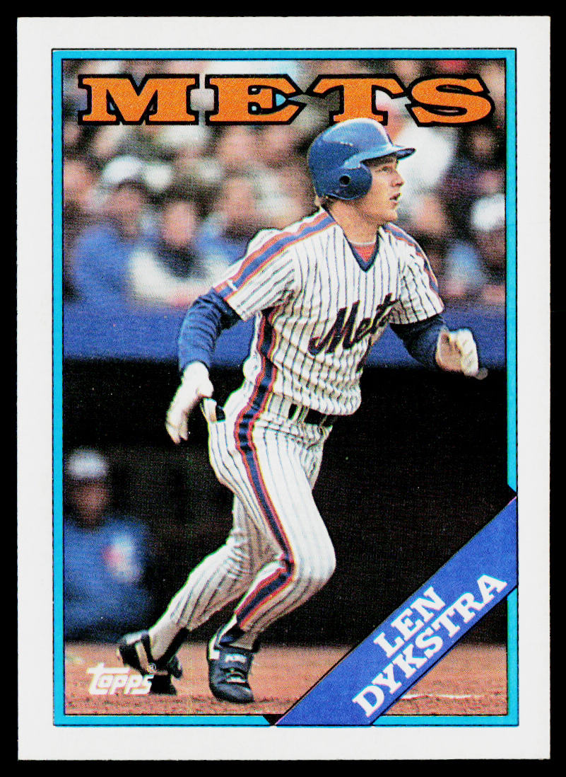 Len Dykstra 1988 Topps #655 New York Mets