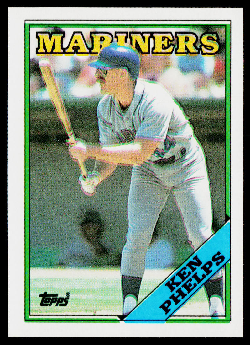 Ken Phelps 1988 Topps #182 Seattle Mariners