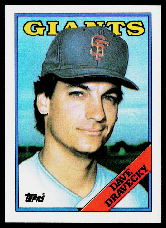Dave Dravecky 1988 Topps #68 San Francisco Giants