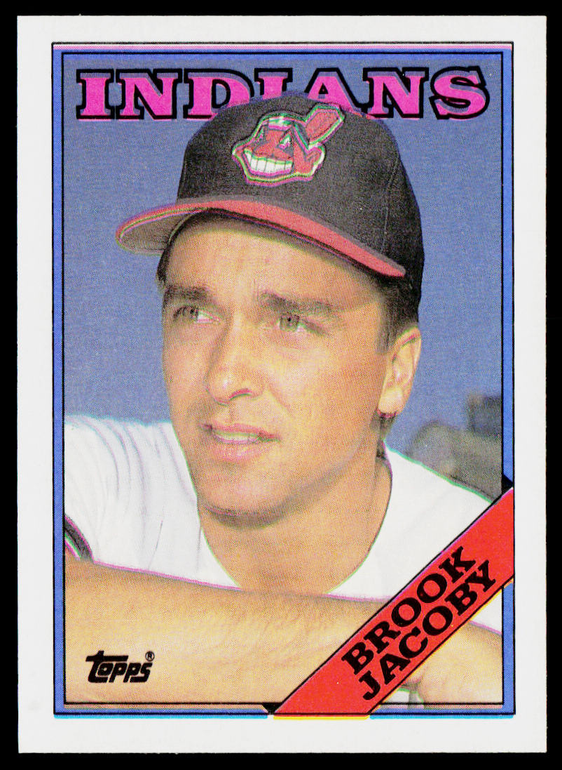 Brook Jacoby 1988 Topps #555 Cleveland Indians