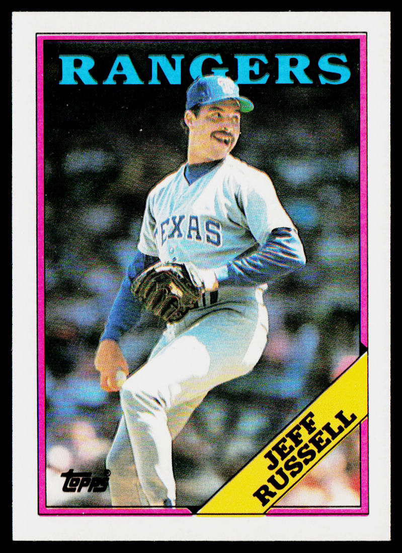 Jeff Russell 1988 Topps #114 Texas Rangers