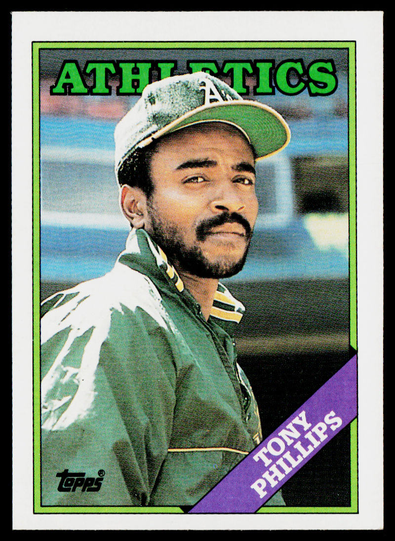 Tony Phillips 1988 Topps #673 Oakland Athletics