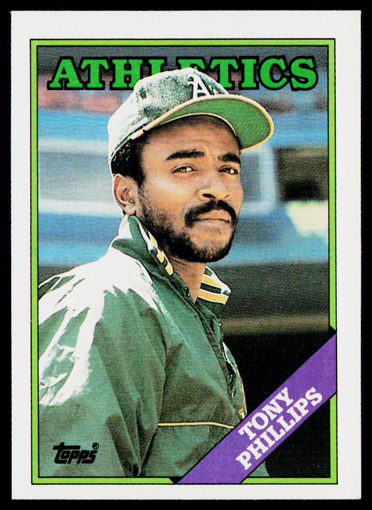 Tony Phillips 1988 Topps #673 Oakland Athletics