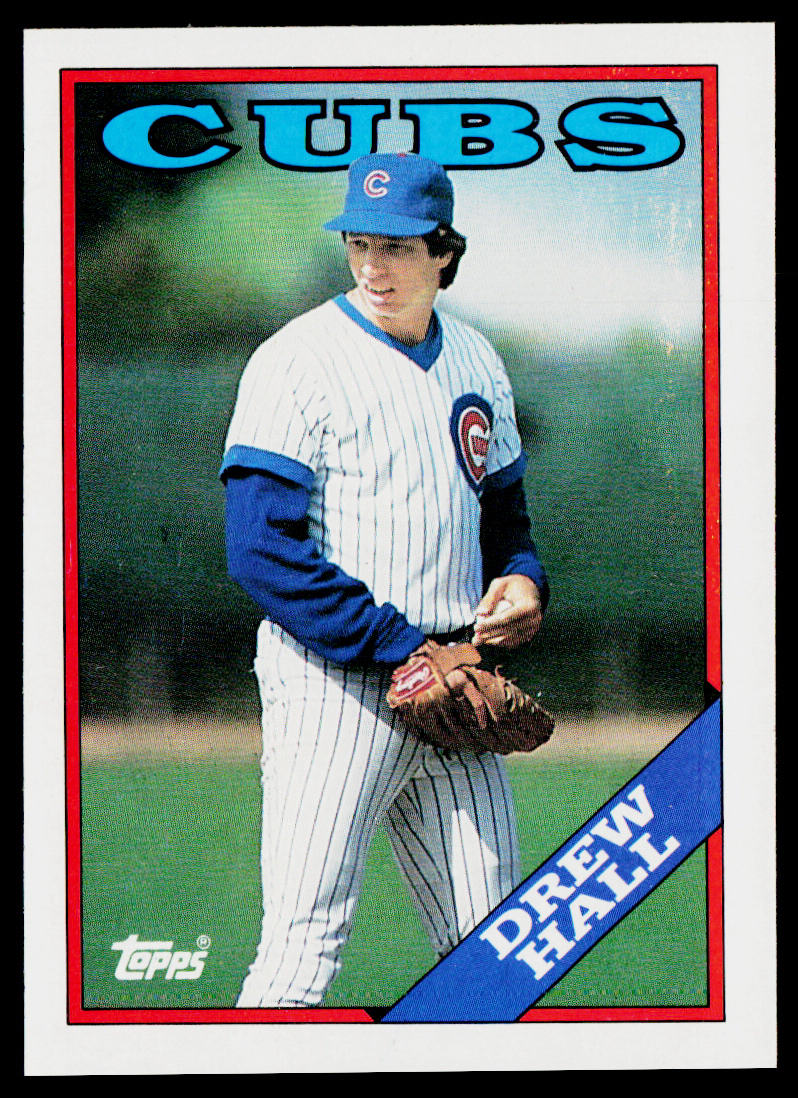 Drew Hall 1988 Topps #262 Chicago Cubs