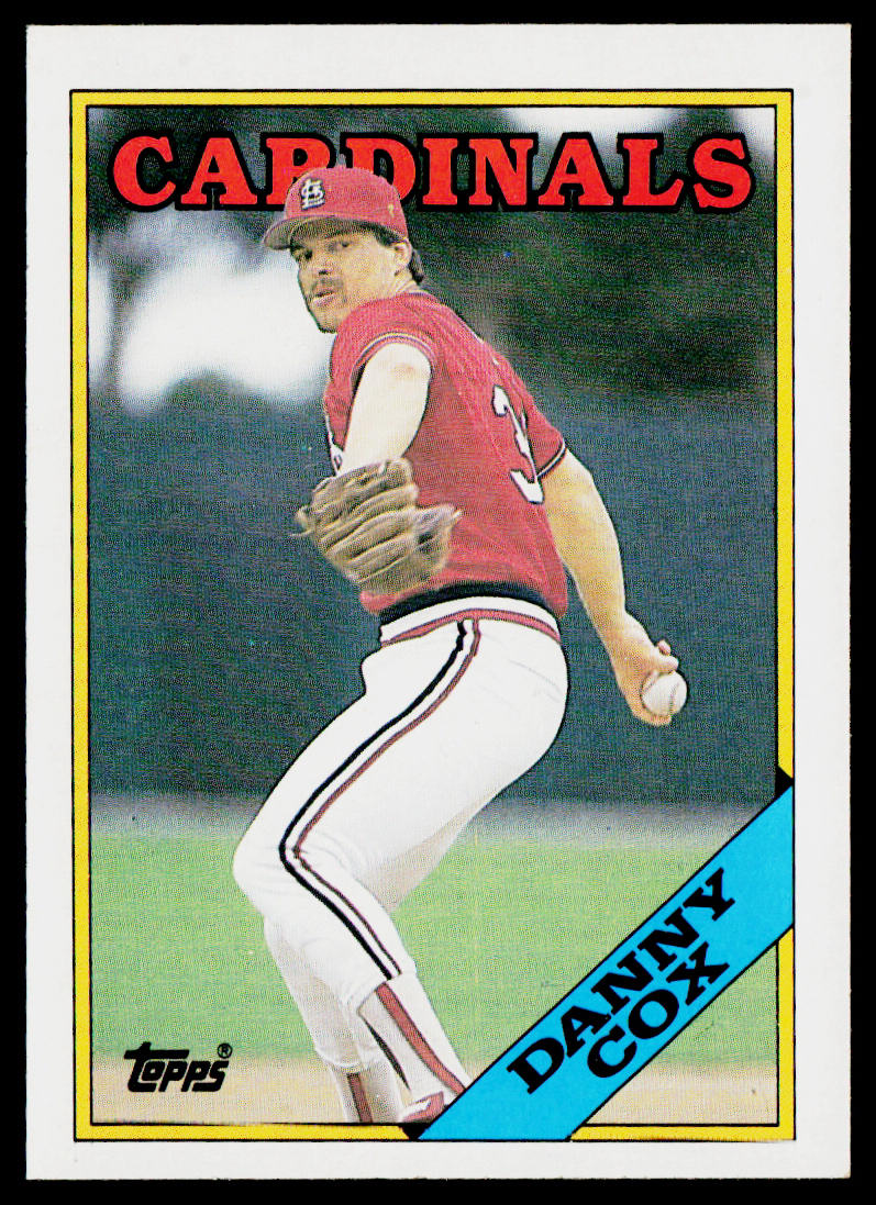 Danny Cox 1988 Topps #59 St. Louis Cardinals