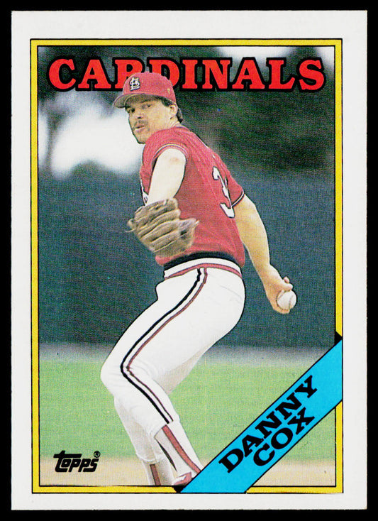 Danny Cox 1988 Topps #59 St. Louis Cardinals